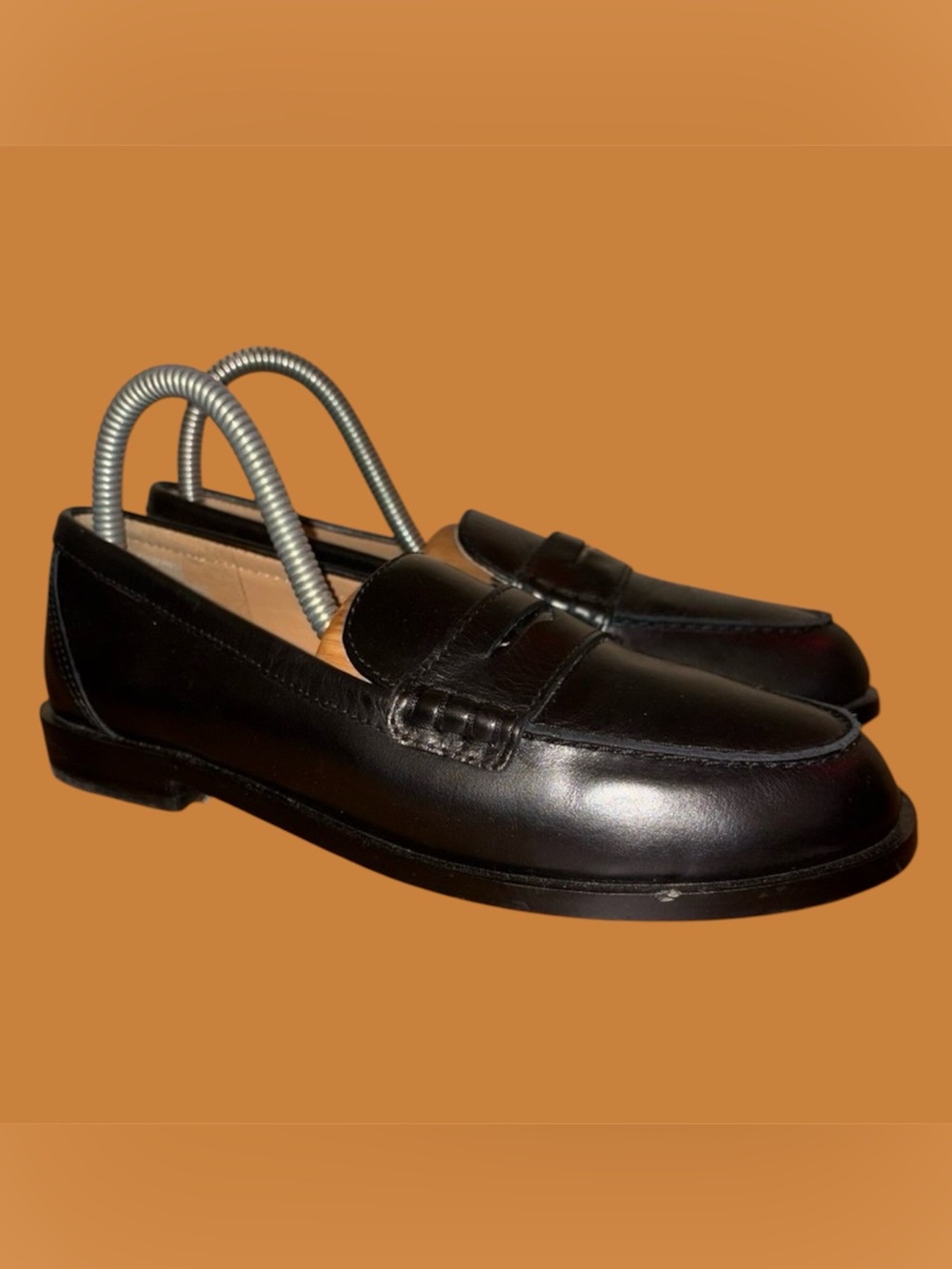 Madewell The Grayson Penny Black Leather Loafer Women's Size 6.5